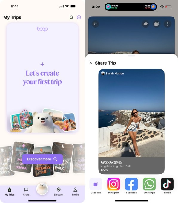 Boop's new app turns social recommendations into bookable itineraries | TechCrunch