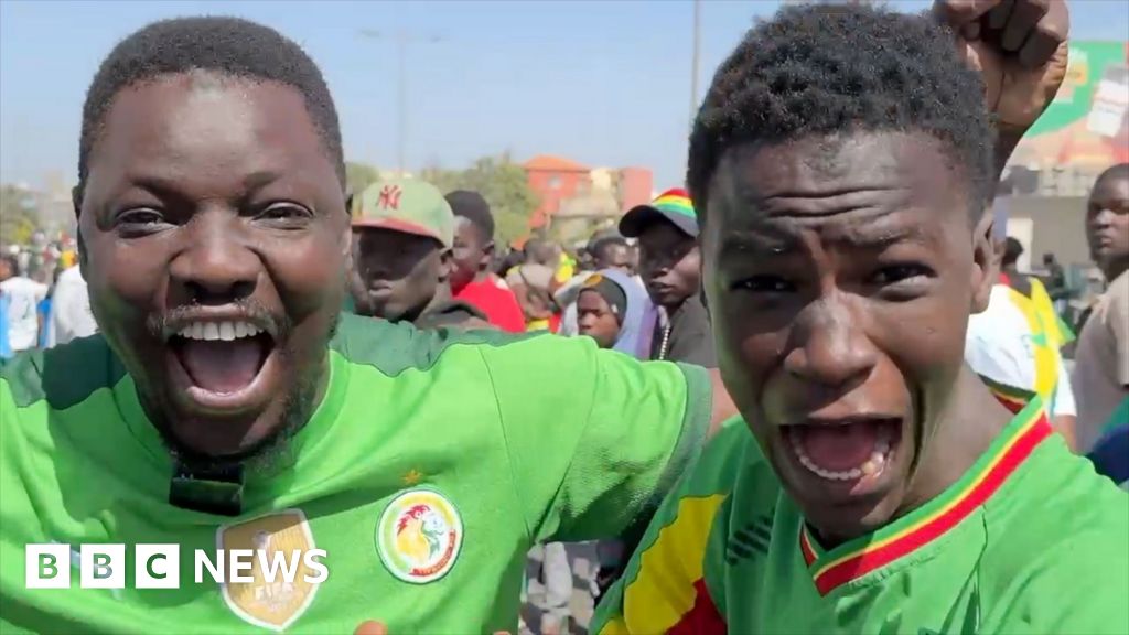 Jubilant Senegal fans join the Afcon champions parade