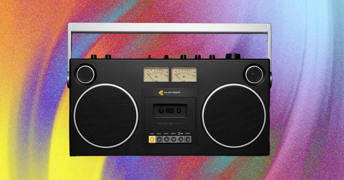 This Cassette Player Boombox Blasts the Past