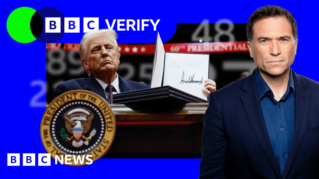 Ros Atkins on…President Trumps year in numbers