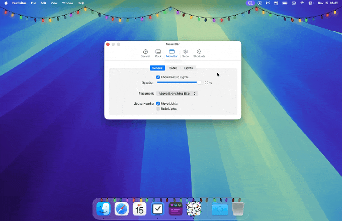 Festivitas lets you decorate your Apple devices with holiday lights and snow | TechCrunch