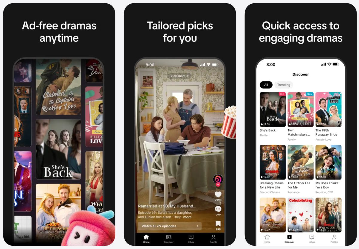 TikTok quietly launches a microdrama app called 'PineDrama' | TechCrunch