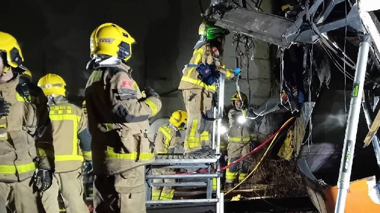 Driver killed and 37 injured after train derails near Barcelona