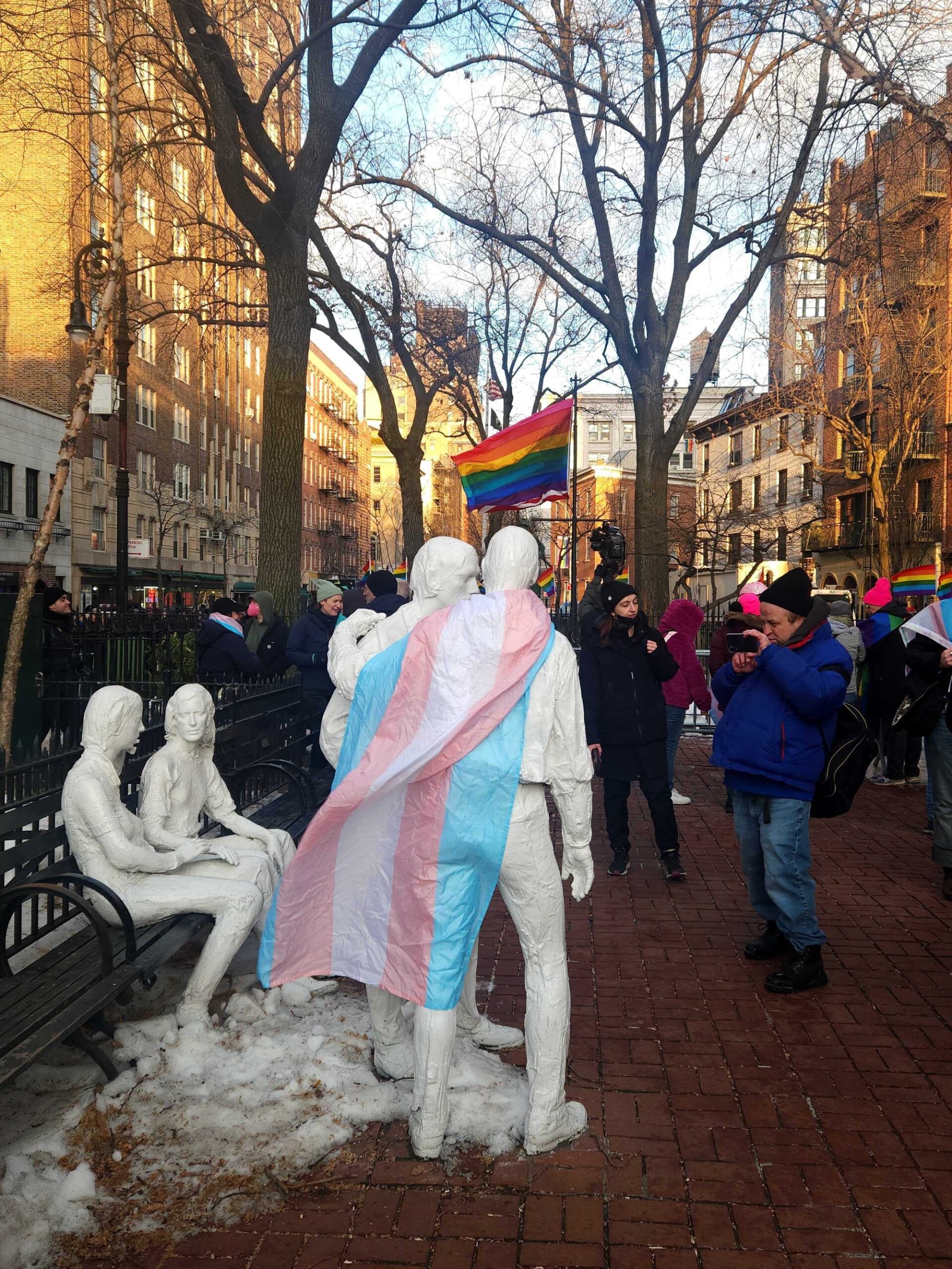 Defying Trump&rsquo;s Orders, NYC Re-Raises Pride Flag at Stonewall