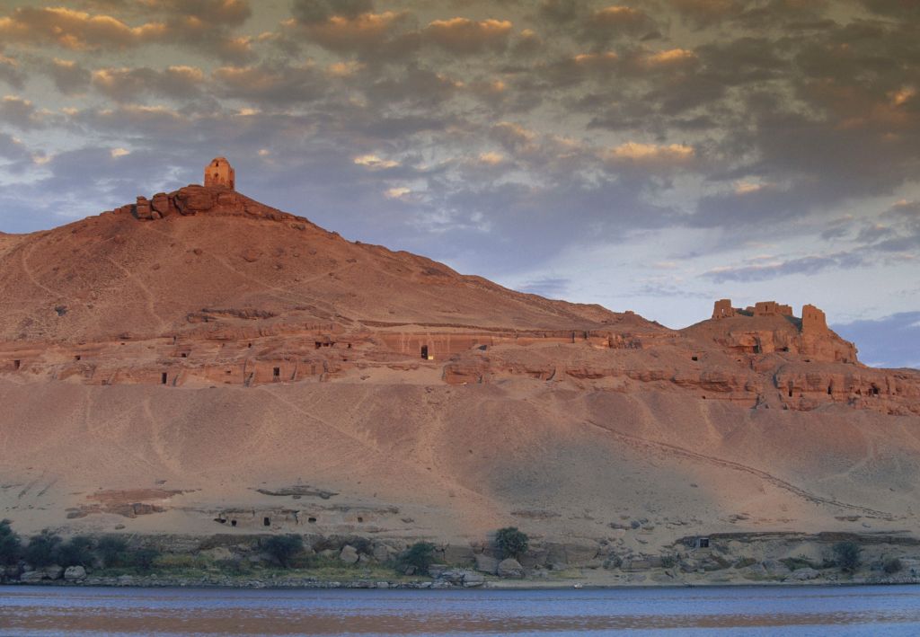 Ancient Egyptian Tombs, Some Full of Pottery and Jewelry, Discovered at Qubbet Al-Hawa