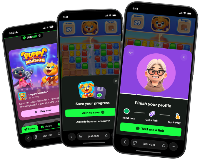 Jest, a marketplace for messaging games, is challenging the app store status quo | TechCrunch