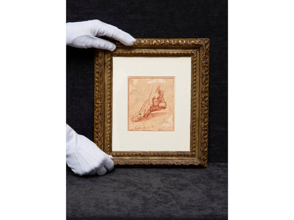 Drawing of Foot Recently Discovered as Authentic Michelangelo Work Sells for .2 M. at Christie’s, Sets New Record