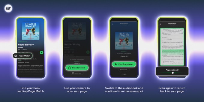 Spotify ventures into physical book sales, adds new audiobook features | TechCrunch