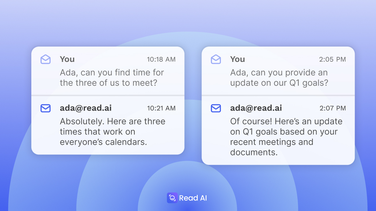 Read AI launches an email-based 'digital twin' to help you with schedules and answers | TechCrunch
