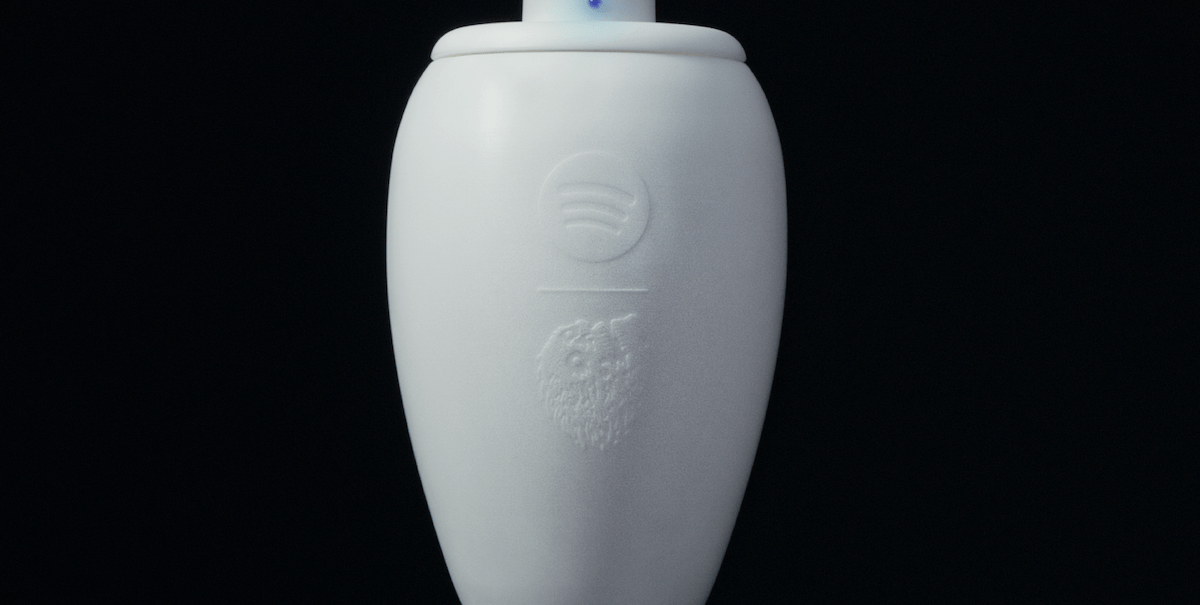 Spotify and Liquid Death release a limited-edition speaker shaped like&nbsp;&hellip; an urn?&nbsp; | TechCrunch