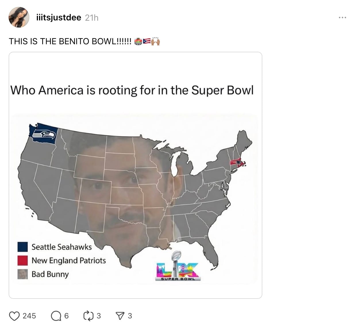 Bad Bunny&rsquo;s &ldquo;Benito Bowl&rdquo; Enters the Meme Canon