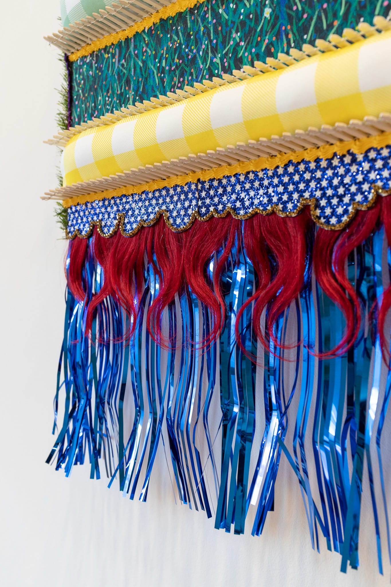 Victoria Dugger Reinterprets the American Flag in Glitter and Fringe