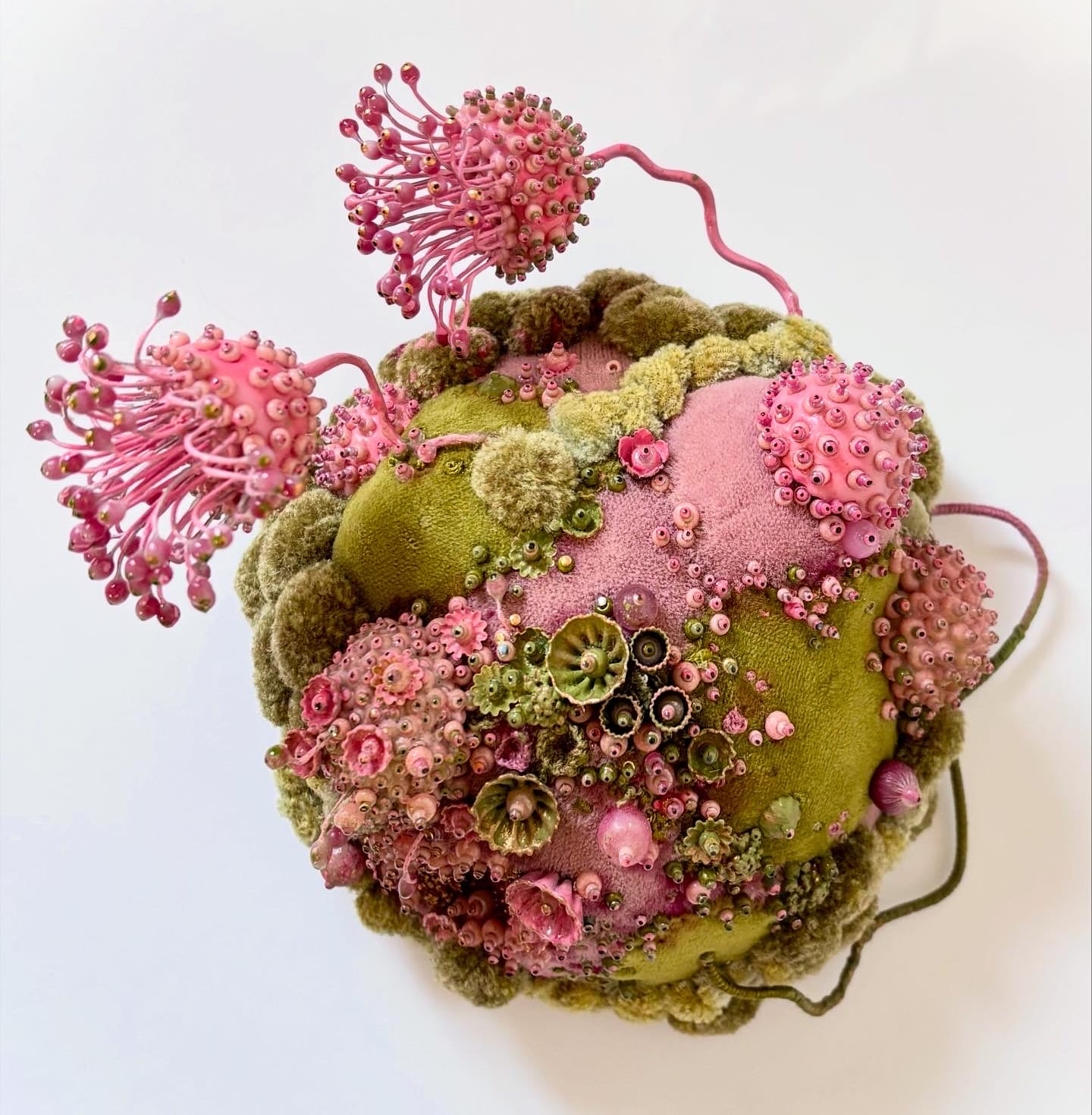 Whimsical Beaded Sculptures by Amy Gross Meditate on Our Planet's Tiniest Life Forms