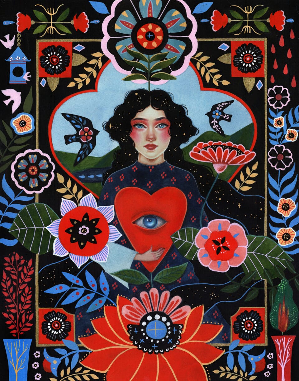 Aunia Kahn's Lush Portraits Depict a Playful Inner Landscape