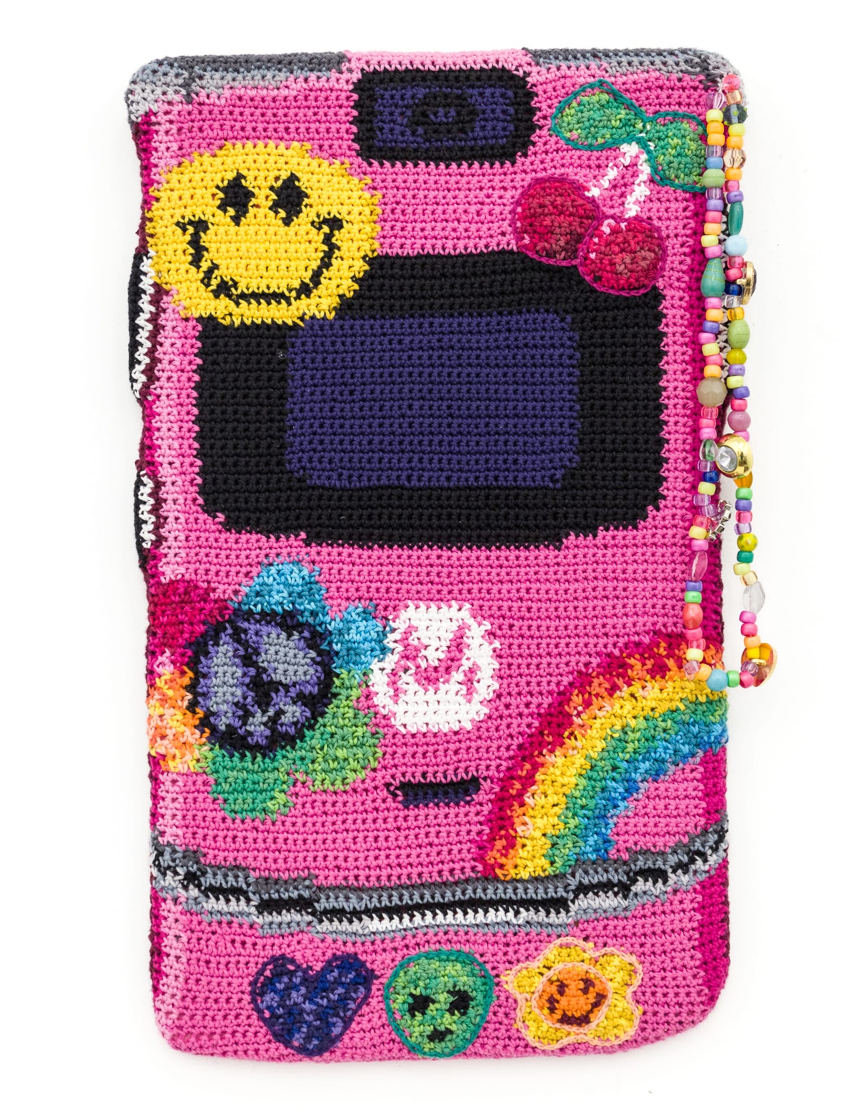 Giant Crocheted 'Dumb Phones' by Nicole Nikolich Tap into Millennial Nostalgia