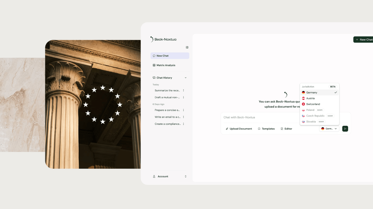 Noxtua launches Europe&rsquo;s first cross-border legal AI license
