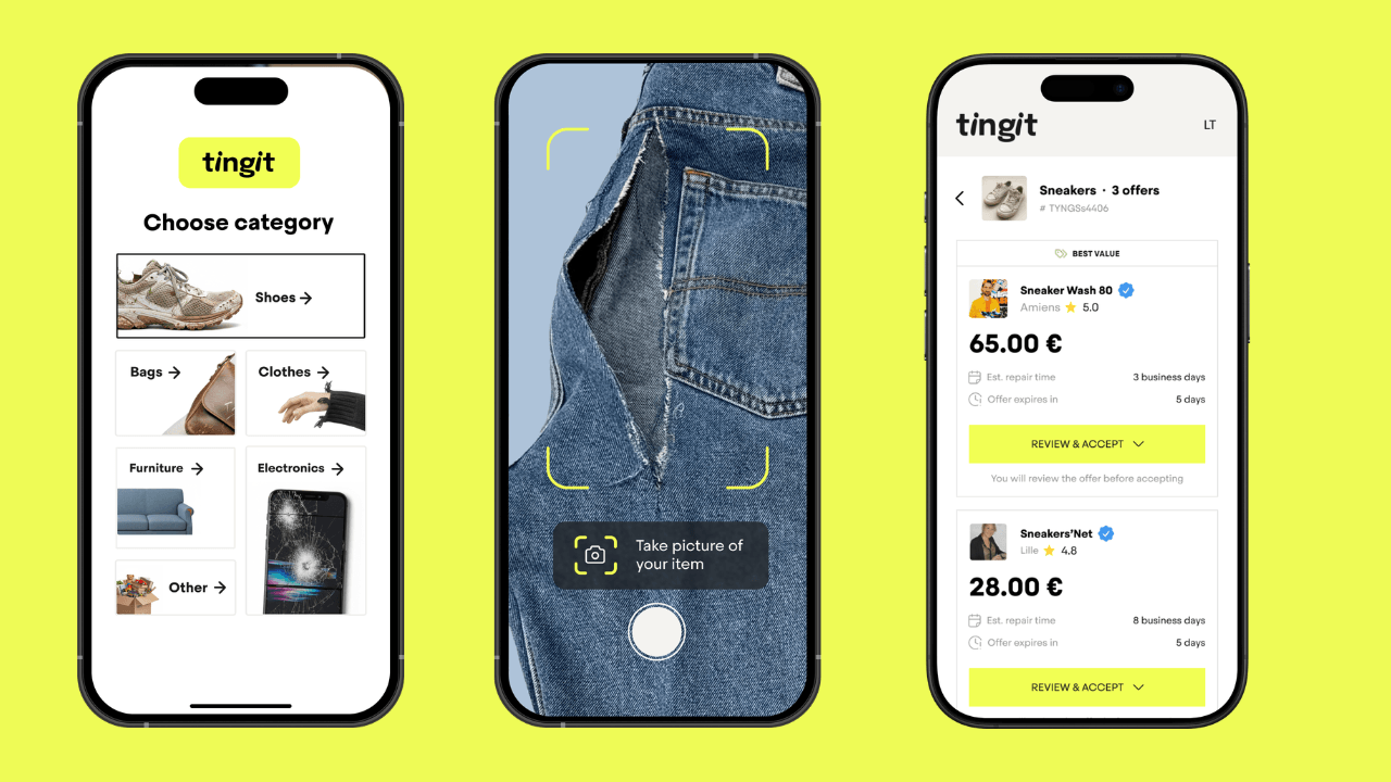 Tingit raises &euro;1.5M to scale AI-powered repair platform across Europe