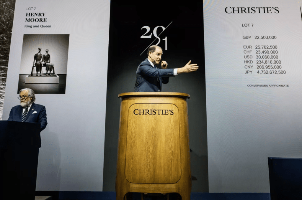 Christie&rsquo;s Triple-Header 20th and 21st Century Evening Sales Nets 5 M., as London Proves It&rsquo;s Still a Draw to Collectors