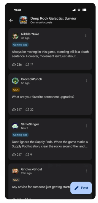 Google Play is adding new paid and PC games, game trials, community posts, and more | TechCrunch