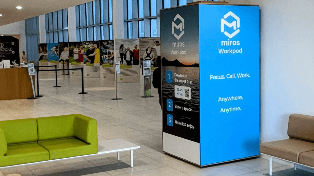 miros raises &euro;1.1M to bring on-demand workpods to public spaces