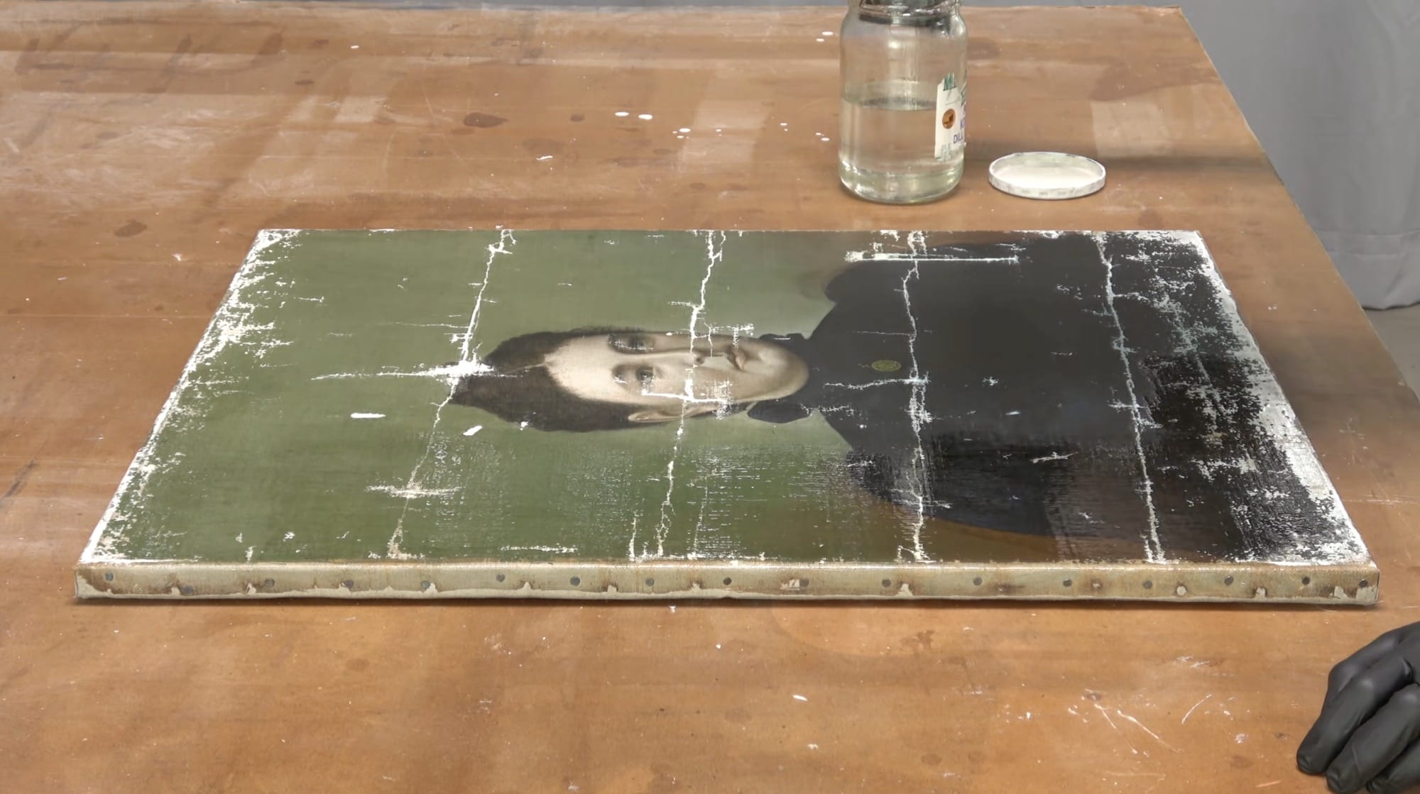 Baumgartner Restoration Painstakingly Brings a Neglected Portrait Back to Life