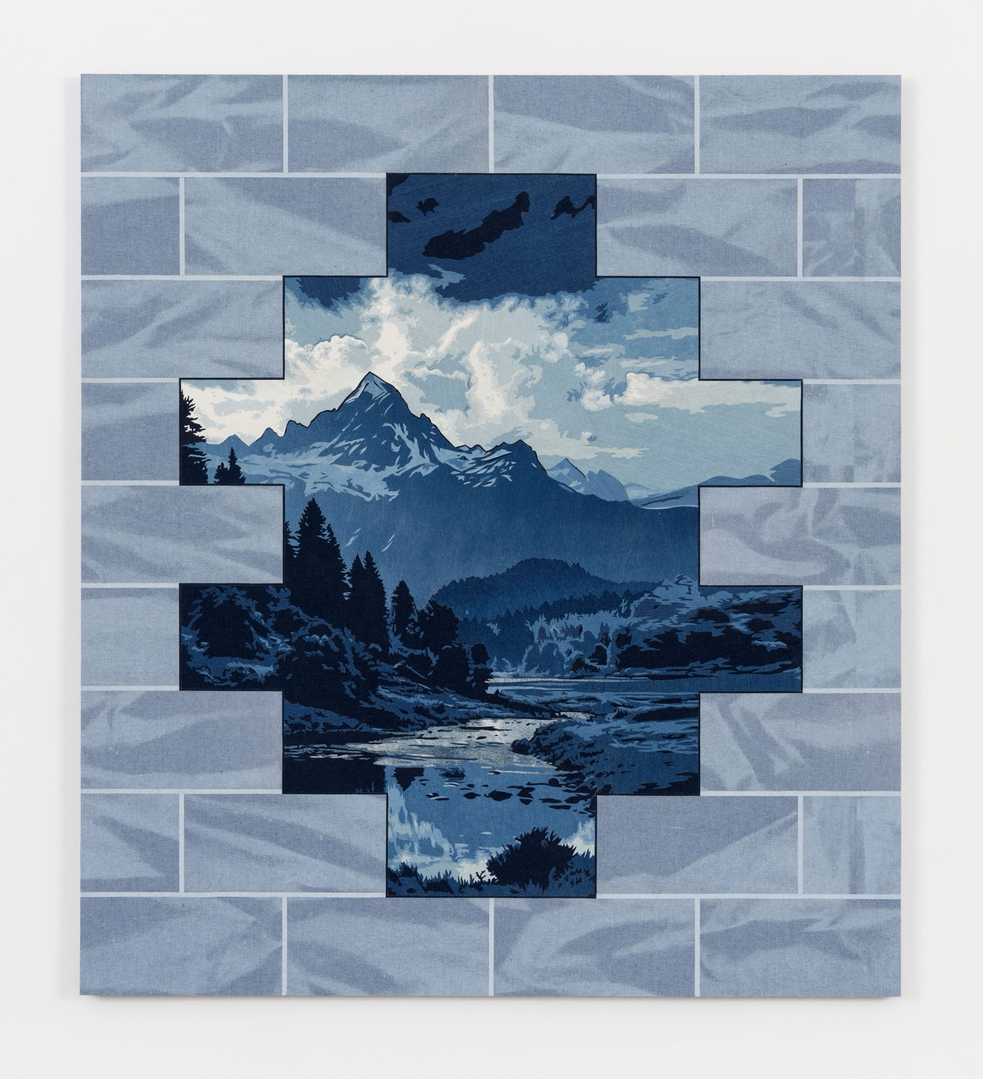 Collaged Denim Sculptures by Nick Doyle Unravel American Mythology