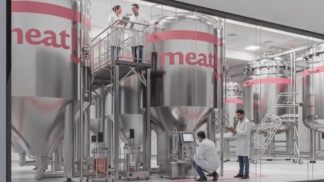 Meatly raises £10.4M to build Europe’s largest cultivated meat bioreactor facility in London Meatly raises £10.4M to build Europe’s largest cultivated meat bioreactor facility in London