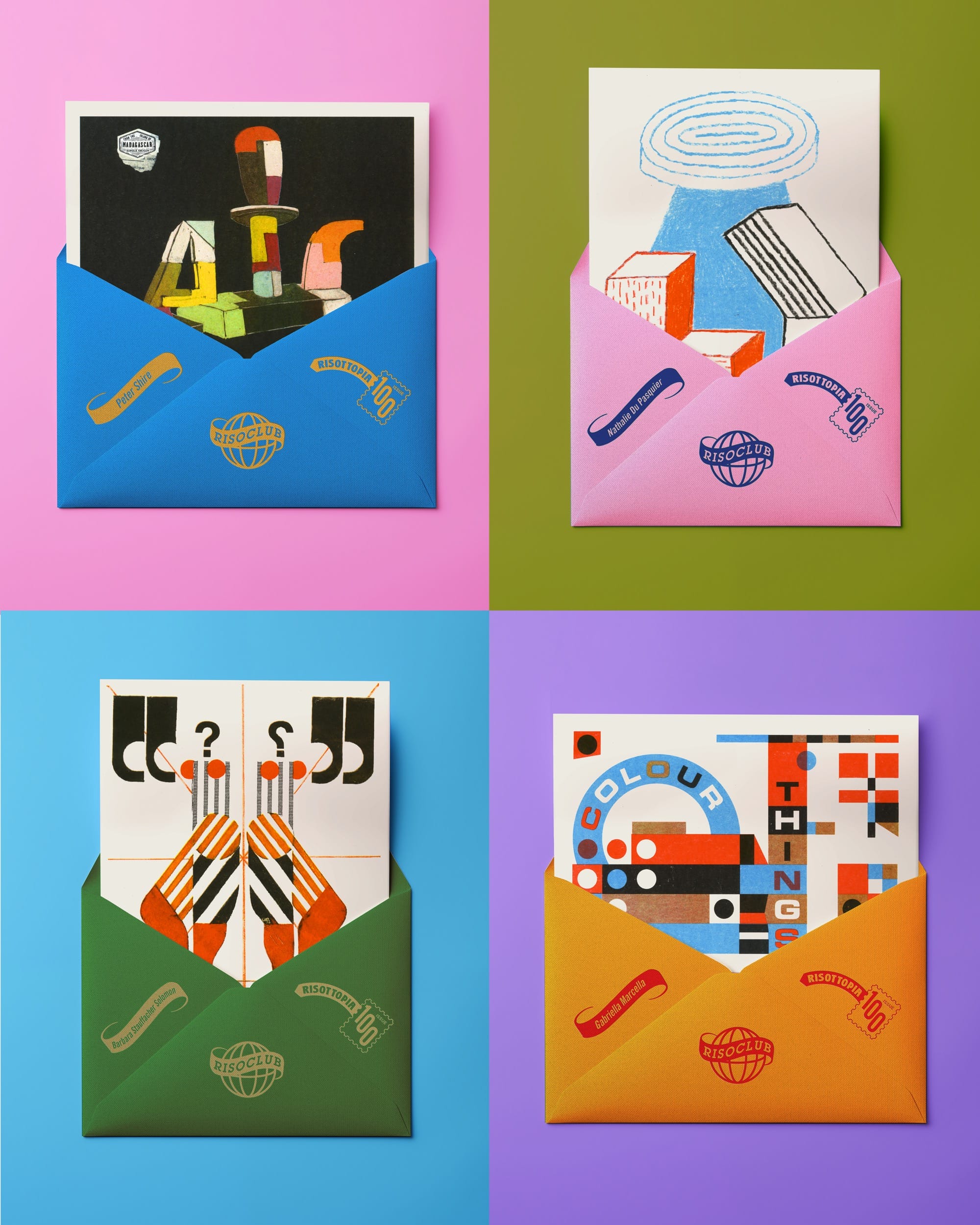 This Risograph Studio Celebrates 400 Artist Postcards Mailed Around the Globe