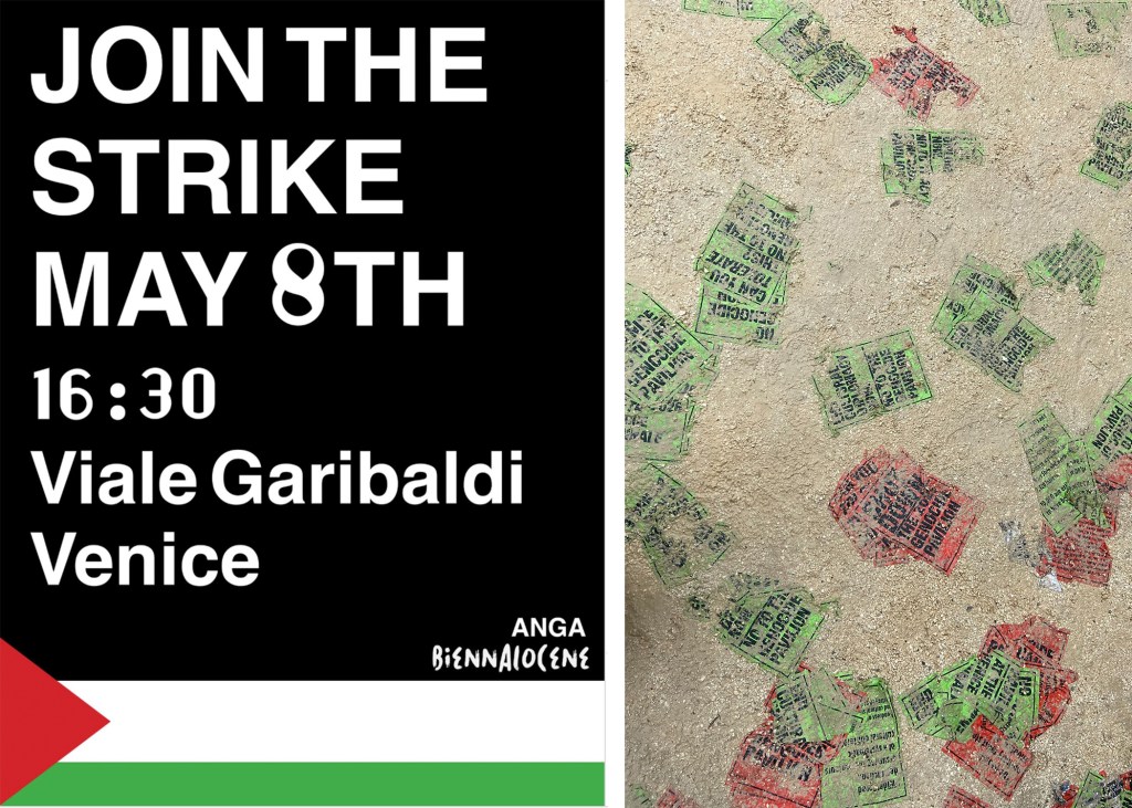 In Protest of Israeli Pavilion, Activists and Unions Plan Strike on Venice Biennale’s Opening Day In Protest of Israeli Pavilion, Activists and Unions Plan Strike on Venice Biennale’s Opening Day