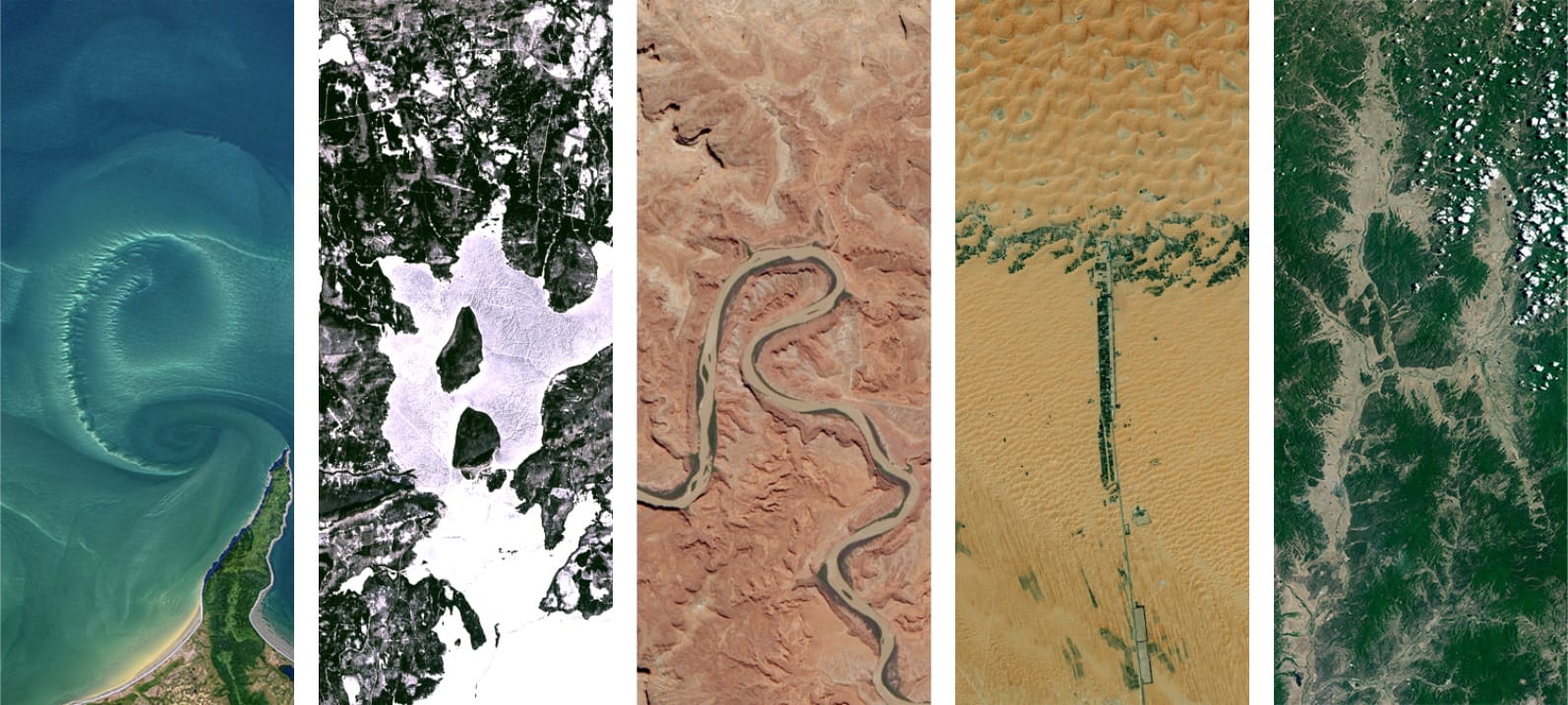 Spell Your Name with NASA's Earthly Alphabet of Aerial Images Spell Your Name with NASA's Earthly Alphabet of Aerial Images